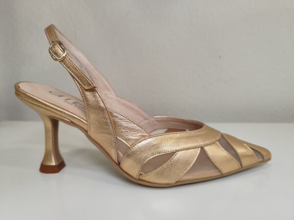 Stiletto dorado Dibia