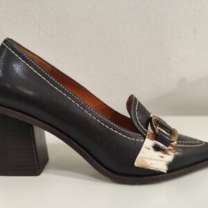 Mocasin marron y animal print Dura& Dura