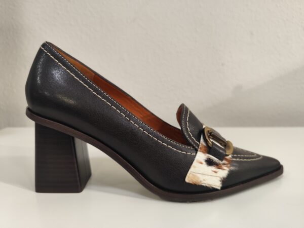 Mocasin marron y animal print Dura& Dura