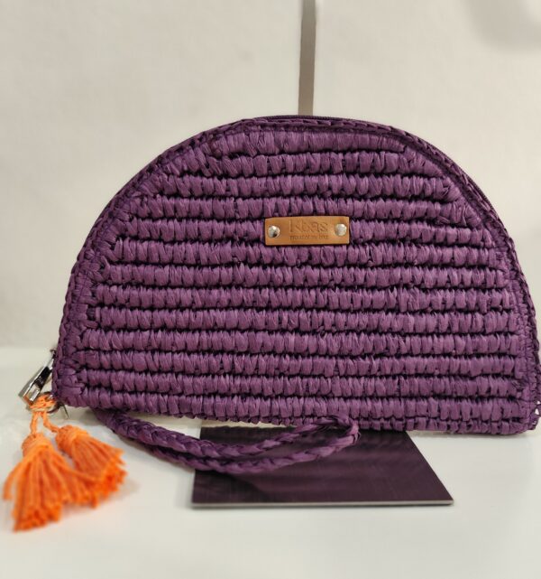 Bolso de mano purpura Kbas