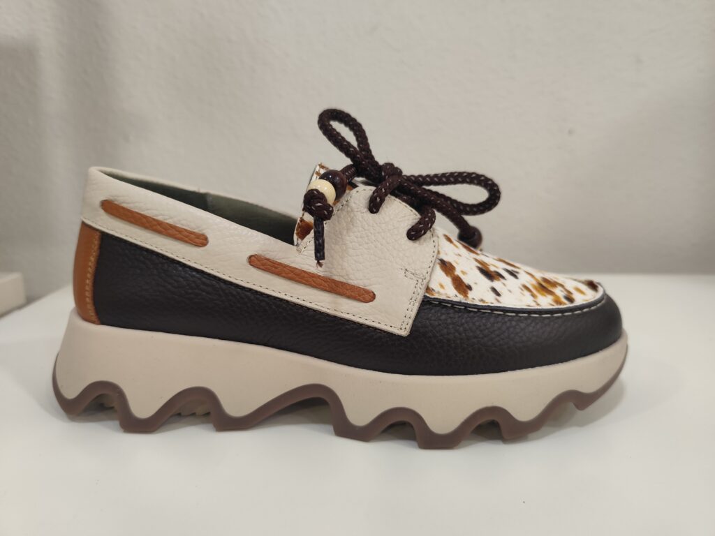 Mocasin beige print Nival